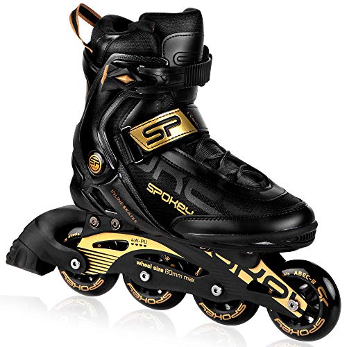Prime Pro - Patines para adultos de hasta 100 kg de peso, guías de aluminio, rodamientos de carbono ABEC-9, ruedas de poliuretano 82A, diámetro de rueda 80 mm Prime Pro - Patines para adultos de hasta 100 kg de peso, guías de aluminio, rodamientos de carbono ABEC-9, ruedas de poliuretano 82A, diámetro de rueda 80 mm