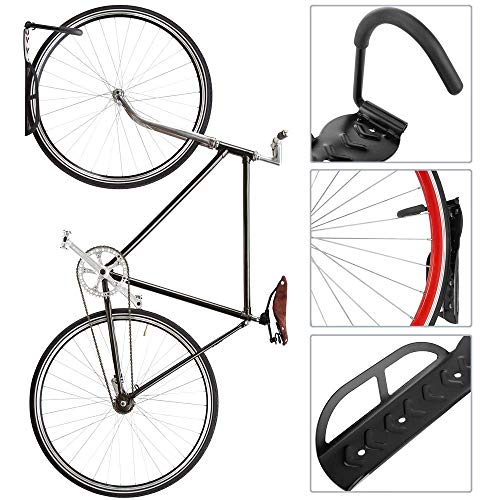 PrimeMatik - Gancho para Colgar Bicicleta en la Pared Paquete de 4 Unidades PrimeMatik - Gancho para Colgar Bicicleta en la Pared Paquete de 4 Unidades
