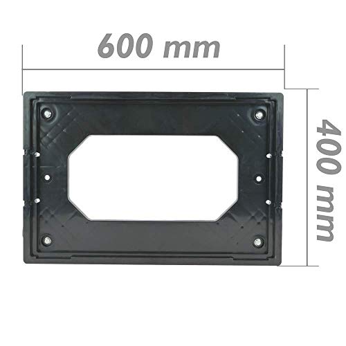 PrimeMatik - Plataforma con Ruedas para Transporte de Cajas eurobox 60 x 40 cm PrimeMatik - Plataforma con Ruedas para Transporte de Cajas eurobox 60 x 40 cm