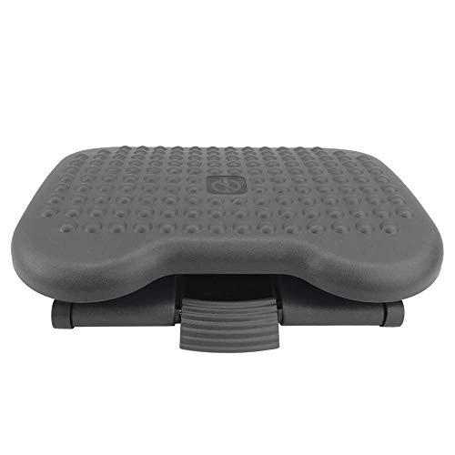 PrimeMatik - Reposapiés con Plataforma Ajustable de plástico 460 x 340 mm 3 Niveles PrimeMatik - Reposapiés con Plataforma Ajustable de plástico 460 x 340 mm 3 Niveles
