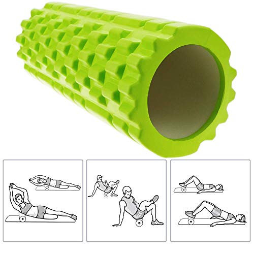 PrimeMatik - Rodillo de Espuma para Masaje miofascial Muscular, Gimnasia y Fitness PrimeMatik - Rodillo de Espuma para Masaje miofascial Muscular, Gimnasia y Fitness