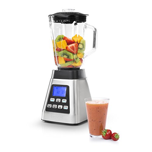 Princess 212071 Power Deluxe Batidora de Vaso Potente, 1000 W y Pantalla LCD, Jarra de Vidrio, Ajustes preprogramados, Apta para picar hielo Princess 212071 Power Deluxe Batidora de Vaso Potente, 1000 W y Pantalla LCD, Jarra de Vidrio, Ajustes preprogramados, Apta para picar hielo