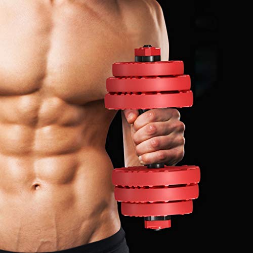 Priority Culture Mancuernas,Pesas Juegos De Mancuernas Masculinas Y Femeninas para El Hogar, Pesas De Peso Ajustable, Barra De Entrenamiento De Fuerza Multifuncional (Color : Red, Size : 20kg) Priority Culture Mancuernas,Pesas Juegos De Mancuernas Masculinas Y Femeninas para El Hogar, Pesas De Peso Ajustable, Barra De Entrenamiento De Fuerza Multifuncional (Color : Red, Size : 20kg)