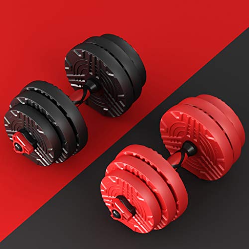 Priority Culture Mancuernas,Pesas Juegos De Mancuernas Masculinas Y Femeninas para El Hogar, Pesas De Peso Ajustable, Barra De Entrenamiento De Fuerza Multifuncional (Color : Red, Size : 20kg) Priority Culture Mancuernas,Pesas Juegos De Mancuernas Masculinas Y Femeninas para El Hogar, Pesas De Peso Ajustable, Barra De Entrenamiento De Fuerza Multifuncional (Color : Red, Size : 20kg)