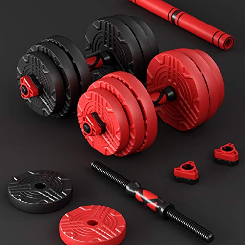 Priority Culture Mancuernas,Pesas Juegos De Mancuernas Masculinas Y Femeninas para El Hogar, Pesas De Peso Ajustable, Barra De Entrenamiento De Fuerza Multifuncional (Color : Red, Size : 20kg) Priority Culture Mancuernas,Pesas Juegos De Mancuernas Masculinas Y Femeninas para El Hogar, Pesas De Peso Ajustable, Barra De Entrenamiento De Fuerza Multifuncional (Color : Red, Size : 20kg)