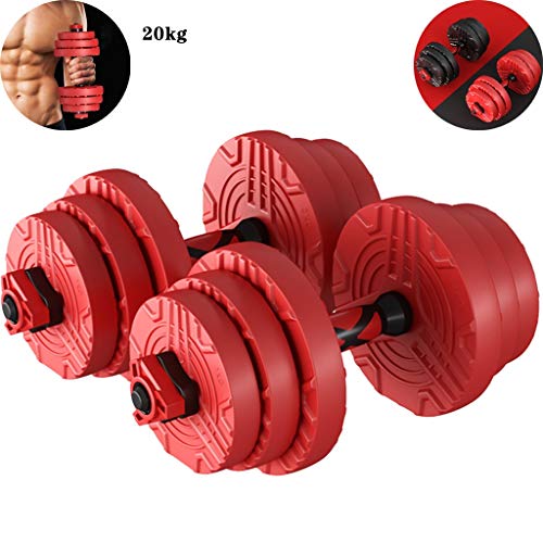 Priority Culture Mancuernas,Pesas Juegos De Mancuernas Masculinas Y Femeninas para El Hogar, Pesas De Peso Ajustable, Barra De Entrenamiento De Fuerza Multifuncional (Color : Red, Size : 20kg) Priority Culture Mancuernas,Pesas Juegos De Mancuernas Masculinas Y Femeninas para El Hogar, Pesas De Peso Ajustable, Barra De Entrenamiento De Fuerza Multifuncional (Color : Red, Size : 20kg)