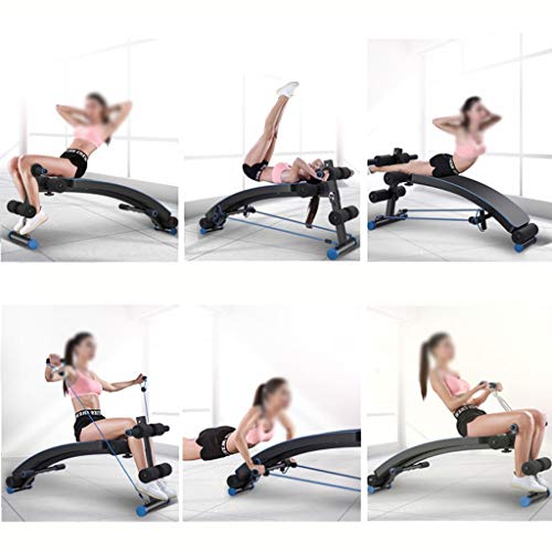 Priority Culture Máquinas de Espalda Taburete Ajustable De Fitness Equipo para Ejercicios Abdominales En Casa Tabla De Entrenamiento Abdominal Masculino Y Femenino AB Bench Crunch Board