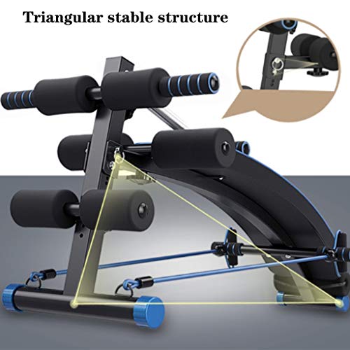 Priority Culture Máquinas de Espalda Taburete Ajustable De Fitness Equipo para Ejercicios Abdominales En Casa Tabla De Entrenamiento Abdominal Masculino Y Femenino AB Bench Crunch Board