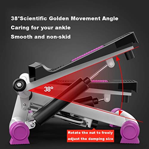 Priority Culture Stepper Mini Fitness Pedal De Masaje Stepper Cardio Fitness Máquina De Escalada Hidráulico Silencioso 264 Libras (Color : Purple, Size : 38 * 39 * 31cm) Priority Culture Stepper Mini Fitness Pedal De Masaje Stepper Cardio Fitness Máquina De Escalada Hidráulico Silencioso 264 Libras (Color : Purple, Size : 38 * 39 * 31cm)
