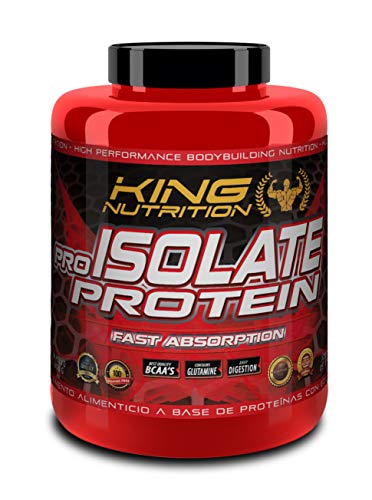 Pro Isolate Protein 2Kg Capuchino King Nutrition proteina isolada baja en grasa