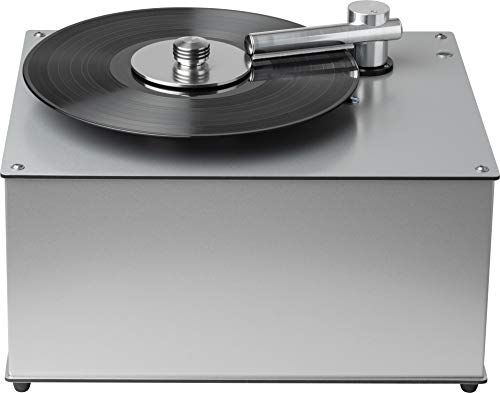 Pro-Ject VC-S2 ALU, máquina de limpieza de discos de vinilo y 78 rpm de goma laca, color plateado