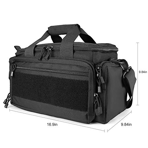 ProCase Bolsa Táctica Grande para Armas al Campo Disparo, Gran Bolsa de Lona Acolchada para Pistola Cargador Munición, Bolso Estilo Militar para Caza, Disparo Deportivo, Campo de Tiro -Negro ProCase Bolsa Táctica Grande para Armas al Campo Disparo, Gran Bolsa de Lona Acolchada para Pistola Cargador Munición, Bolso Estilo Militar para Caza, Disparo Deportivo, Campo de Tiro -Negro