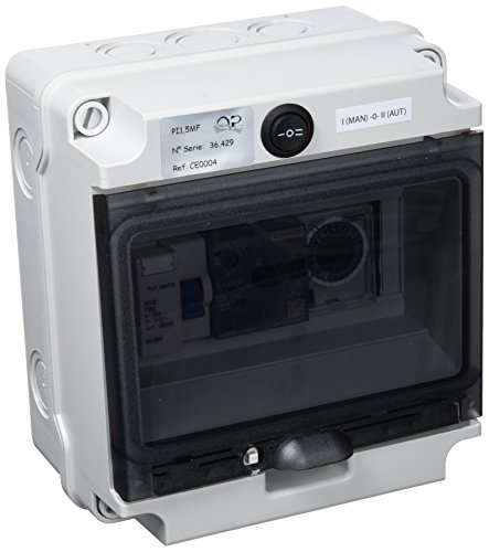 Productos QP Cuadro Electrico CD hasta 2 CV, Negro, 31x25x27 cm, CE0004