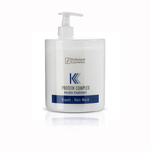Profesional Cosmetics Protein Complex Keratin Treatment - Mascarilla para el pelo, 1000 ml