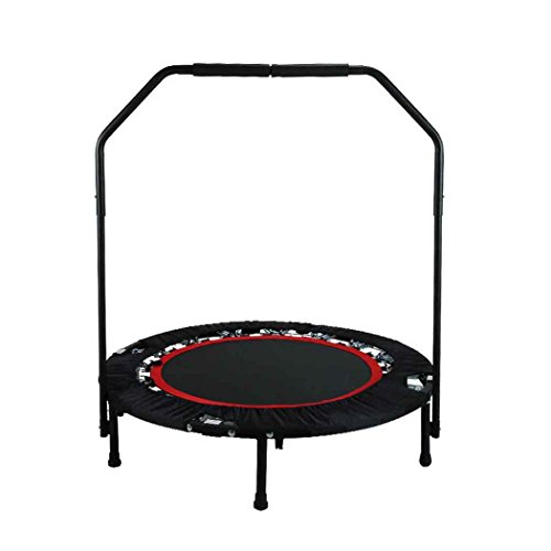 Profun Mini Trampolín Plegable de 40 ", Reboteador de Trampolín Ejercicio para Interiores / jardín / Entrenamiento Cardio, Carga máxima 300 LB (Rojo)