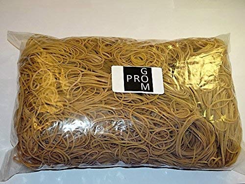 Progom - Gomas Elasticas - 80(Ø50)mm x 1.7mm - natural - bolsa de 1kg