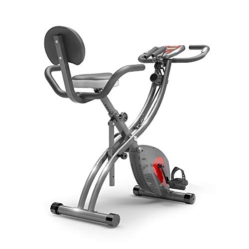 PROIRON Bicicleta Estática Plegable - Bici estatica con sensores de Pulso de Mano, Bandas de Ejercicio, Soporte para Teléfono móvil para Ejercicio Entrenamiento en Casa, MAX hasta 120 kg PROIRON Bicicleta Estática Plegable - Bici estatica con sensores de Pulso de Mano, Bandas de Ejercicio, Soporte para Teléfono móvil para Ejercicio Entrenamiento en Casa, MAX hasta 120 kg