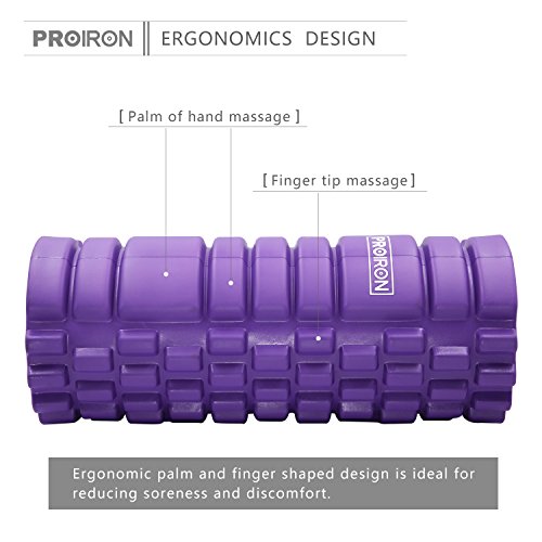 PROIRON Fitness Rodillo de Espuma Foam Roller Pequeño Pilates para Masajes, de Tejido Profundo para Muscular Fitness Pilates Yoga 14 x 33cm, Peso Ligero PROIRON Fitness Rodillo de Espuma Foam Roller Pequeño Pilates para Masajes, de Tejido Profundo para Muscular Fitness Pilates Yoga 14 x 33cm, Peso Ligero