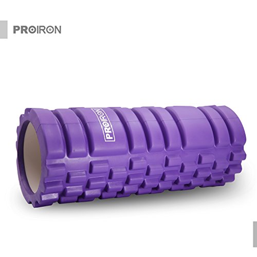 PROIRON Fitness Rodillo de Espuma Foam Roller Pequeño Pilates para Masajes, de Tejido Profundo para Muscular Fitness Pilates Yoga 14 x 33cm, Peso Ligero