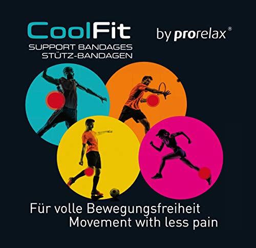 prorelax Vendaje de muñeca Cool Fit - Para el movimiento sin dolor en la mano. prorelax Vendaje de muñeca Cool Fit - Para el movimiento sin dolor en la mano.