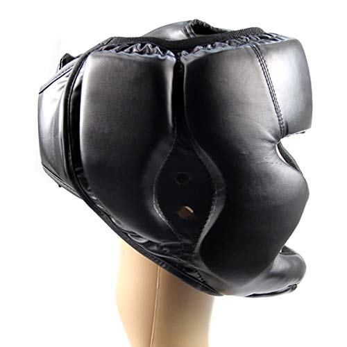 Protector de cabeza para boxeo, protector de cabeza de boxeo, protector de cabeza de entrenamiento extraíble, parrilla facial, protección para las cerca de la boca, casco, casco para artes marciales