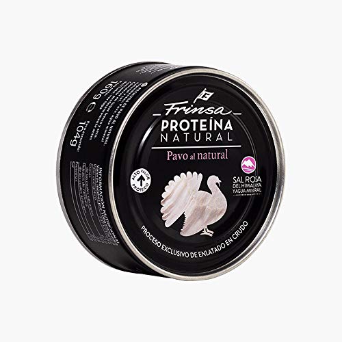 Proteína de pechuga de pavo al natural 160g Frinsa