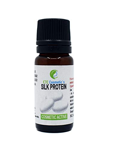 Proteína de seda – 12 gr – como un ingrediente para formulaciones cosméticas, recomendado en todos los tipos de productos para el cuidado de la piel y el cabello.