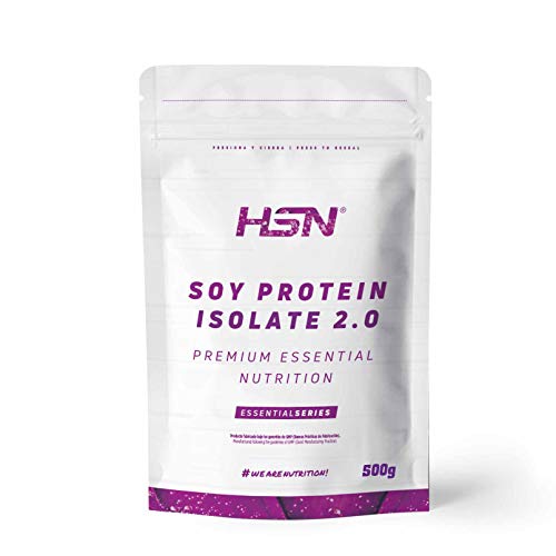 Proteína de Soja Aislada de HSN | Vegan Protein | Proteína Vegana con Stevia | Soy Protein Isolate | Sin Gluten, Sin Colesterol, Sin OMG, Sin Azúcar, Sin Lactosa, Sabor Neutro, 500 gr Proteína de Soja Aislada de HSN | Vegan Protein | Proteína Vegana con Stevia | Soy Protein Isolate | Sin Gluten, Sin Colesterol, Sin OMG, Sin Azúcar, Sin Lactosa, Sabor Neutro, 500 gr
