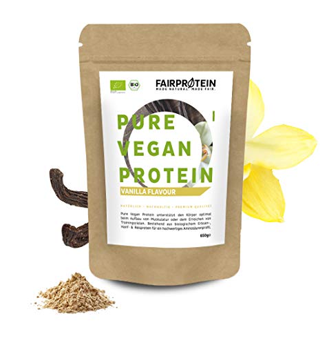 Proteína Vegana BIO Vainilla sin soja de Alemania - Polvo de Proteína Orgánica 650g de Arroz, Proteína de Cáñamo y Proteína de Guisante"Como batido de proteína orgánica" Proteína Vegana BIO Vainilla sin soja de Alemania - Polvo de Proteína Orgánica 650g de Arroz, Proteína de Cáñamo y Proteína de Guisante"Como batido de proteína orgánica"