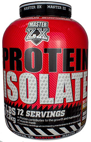 PROTEINA WHEY ISO | Master ZX - 2,3 KG - PROTEINA ISOLADA | proteína en polvo, máxima pureza (Doble Choco) PROTEINA WHEY ISO | Master ZX - 2,3 KG - PROTEINA ISOLADA | proteína en polvo, máxima pureza (Doble Choco)