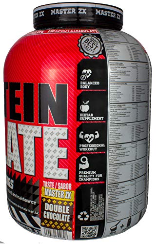 PROTEINA WHEY ISO | Master ZX - 2,3 KG - PROTEINA ISOLADA | proteína en polvo, máxima pureza (Doble Choco) PROTEINA WHEY ISO | Master ZX - 2,3 KG - PROTEINA ISOLADA | proteína en polvo, máxima pureza (Doble Choco)
