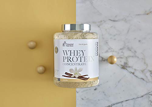 Proteína Whey Premium 2kg - Sabor Vainilla - Marca España - Sin Azúcares añadidos - Potential Nutrition