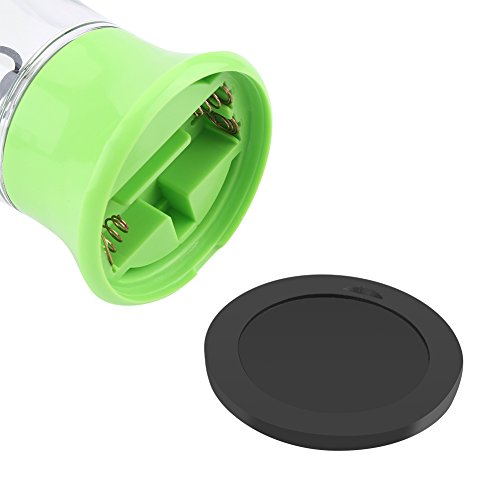 Proteínas Shaker Botella Eléctrico Vortex Mixer para Jugo, Cóctel, Café, Té, Proteína / / 300-400ML / Soporte de baterías AA / / BPA Gratuito(Verde)