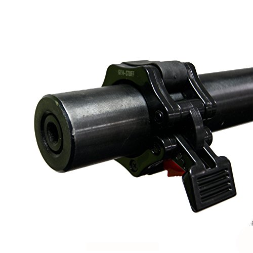 PROTONE - Abrazadera olímpica de 5 cm para Levantamiento de Pesas, Negro PROTONE - Abrazadera olímpica de 5 cm para Levantamiento de Pesas, Negro