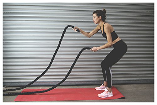PROTONE Batalla Cuerdas/Lucha Cuerdas / 9metres / para el hogar Fitness/Exterior Fitness/Entrenamiento/Grupo Entrenamiento/Cross Ajustada/lleve Gratis Bolso PROTONE Batalla Cuerdas/Lucha Cuerdas / 9metres / para el hogar Fitness/Exterior Fitness/Entrenamiento/Grupo Entrenamiento/Cross Ajustada/lleve Gratis Bolso