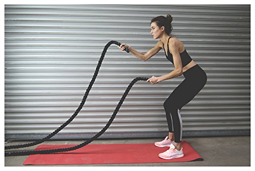 PROTONE Batalla Cuerdas/Lucha Cuerdas / 9metres / para el hogar Fitness/Exterior Fitness/Entrenamiento/Grupo Entrenamiento/Cross Ajustada/lleve Gratis Bolso