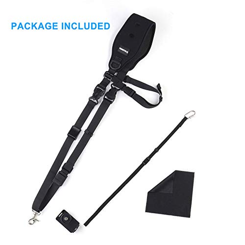 PROWITHLIN Fotografía Profesional Set - Correa para el Hombro con Seguridad Tether Placa de Montaje para Cámara Réflex Digital SLR (Canon Nikon Sony Olympus Pentax etc.) … PROWITHLIN Fotografía Profesional Set - Correa para el Hombro con Seguridad Tether Placa de Montaje para Cámara Réflex Digital SLR (Canon Nikon Sony Olympus Pentax etc.) …