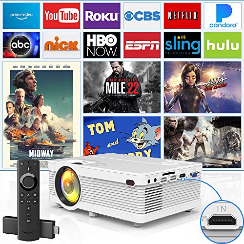 Proyector, Proyector de Video Soporta 1080P HD, Proyector Mini Compatible con TV Stick PS4 Xbox Wii HDMI VGA SD AV USB, Home Theater Proyector, Blanco. Proyector, Proyector de Video Soporta 1080P HD, Proyector Mini Compatible con TV Stick PS4 Xbox Wii HDMI VGA SD AV USB, Home Theater Proyector, Blanco.