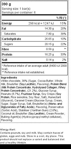 Prozis Barlicious Protein Bar, Chocolate Blanco - 6 Unidades de 65 g Prozis Barlicious Protein Bar, Chocolate Blanco - 6 Unidades de 65 g