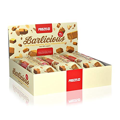 Prozis Barlicious Protein Bar, Chocolate con Leche - 6 Unidades de 65 g Prozis Barlicious Protein Bar, Chocolate con Leche - 6 Unidades de 65 g