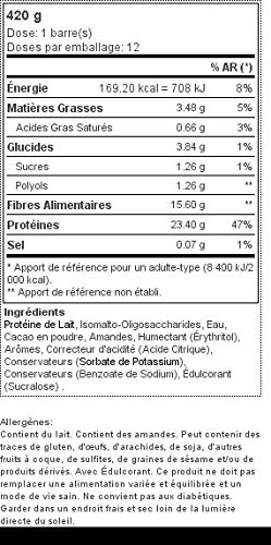 Prozis Diet Bar 12x35g - Delicioso Aperitivo Brownie de Chocolate - Rico en Proteína y Bajo en Hidratos de Carbono y Azúcares - Ideal para las Dietas de Pérdida de Peso y Libre de Culpa