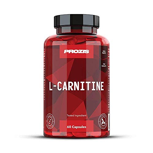 Prozis L-Carnitina - 60 Cápsulas de aminoácidos, 1500 mg (por dosis)