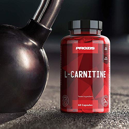 Prozis L-Carnitina - 60 Cápsulas de aminoácidos, 1500 mg (por dosis)