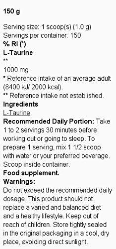 Prozis L-Taurine, Natural - 150 gr Prozis L-Taurine, Natural - 150 gr
