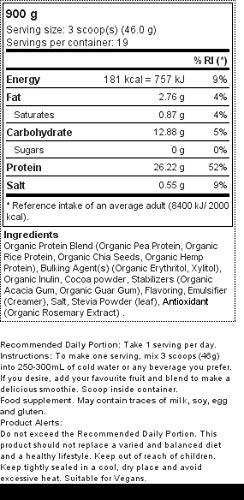 Prozis Organic Vegetable Protein 900 g Sabor Tropical de Piña y Coco - 900 g Prozis Organic Vegetable Protein 900 g Sabor Tropical de Piña y Coco - 900 g