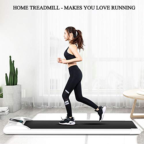 PSSYXT Cinta de Correr Multifunción Gimnasio Caminar Paso a Paso Fitness Cintas de Correr Inicio Cinta de Correr Body Building Running Walking Machine, Negro Blanco, España