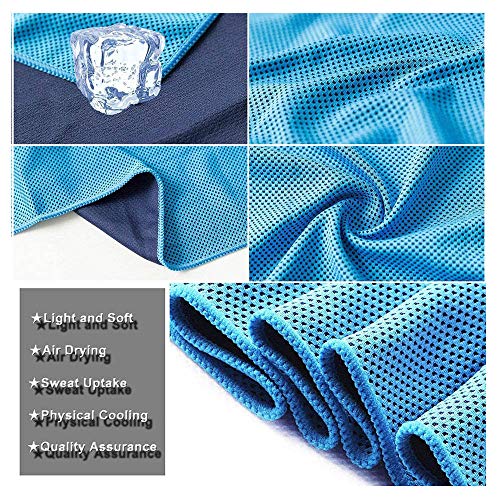 Pubiao 3 Piezas Toalla refrescante 100 x 30 cm Toalla Deportiva de Secado rápido Helada para Yoga, Deporte, Correr, Gimnasio, Entrenamiento, Camping, Fitness, Entrenamiento Pubiao 3 Piezas Toalla refrescante 100 x 30 cm Toalla Deportiva de Secado rápido Helada para Yoga, Deporte, Correr, Gimnasio, Entrenamiento, Camping, Fitness, Entrenamiento