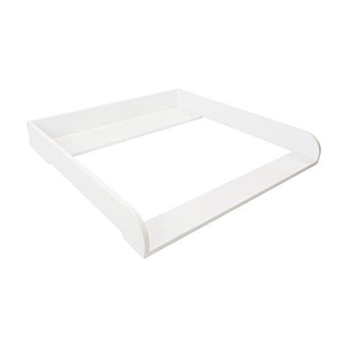 PuckDaddy Cambiador Moritz – 80x78x10cm, accesorio para cambiador para cómodas de IKEA Malm, incl. montaje para pared