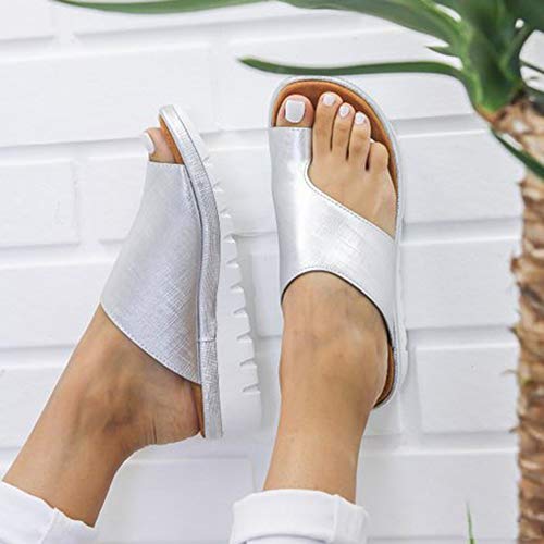 Puimentiua Sandalias y Chanclas Zapatillas de Plataforma Plana de Verano para Mujer EU 35-43