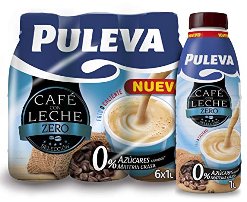 Puleva Café con Leche Zero Sin Azúcar pack 6x1L